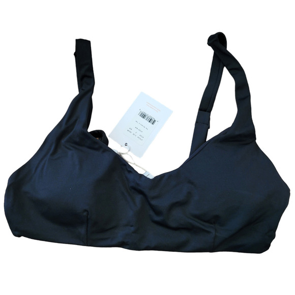 NWT Andie Swim The Atlantic swimsuit bikini Top Bra black size small - Picture 1 of 4